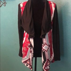 Aztec print cardigan great condition
